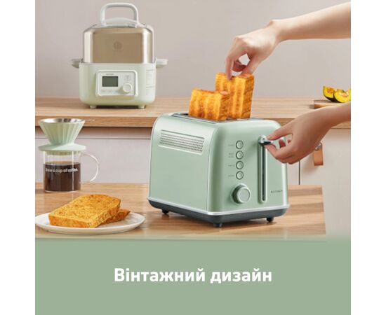 Тостер Buydeem DT620E Cozy Greenish (DT620E-CG/EU), изображение 8 Тостер Buydeem DT620E Cozy Greenish (DT620E-CG/EU), изображение 8
