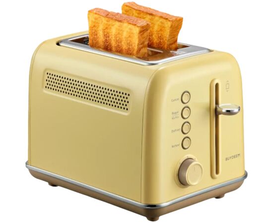 Тостер Buydeem DT620E Mellow Yellow (DT620E-MY/EU), изображение 2 Тостер Buydeem DT620E Mellow Yellow (DT620E-MY/EU), изображение 2
