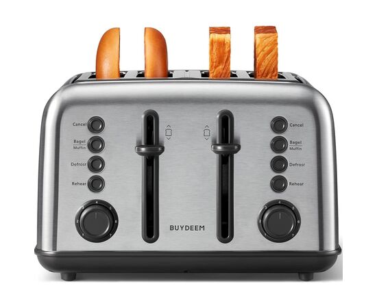 Тостер Buydeem DT640E Stainless Stell (DT640E-SS/EU), изображение 5 Тостер Buydeem DT640E Stainless Stell (DT640E-SS/EU), изображение 5