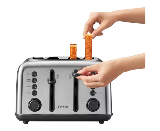 Тостер Buydeem DT640E Stainless Stell (DT640E-SS/EU), изображение 6 Тостер Buydeem DT640E Stainless Stell (DT640E-SS/EU), изображение 6