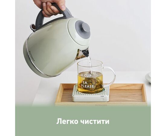 Электрочайник Buydeem K640 Cozy Greenish (K640-CG/EU), изображение 9 Электрочайник Buydeem K640 Cozy Greenish (K640-CG/EU), изображение 9