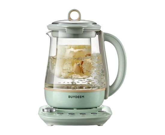 Электрочайник Buydeem K1594T Cozy Greenish (K1594T-CG/EU), изображение 2 Электрочайник Buydeem K1594T Cozy Greenish (K1594T-CG/EU), изображение 2