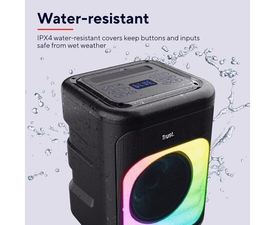 Акустическая система Trust Azura Party Black (25280), изображение 11 Акустическая система Trust Azura Party Black (25280), изображение 11