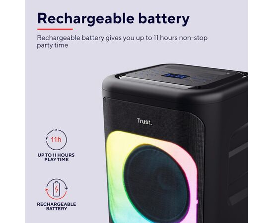 Акустическая система Trust Azura Party Black (25280), изображение 7 Акустическая система Trust Azura Party Black (25280), изображение 7