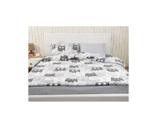 Постельное белье Руно Grey Cat бязь набивная евро (845.114Б_Grey Cat), изображение 6 Постельное белье Руно Grey Cat бязь набивная евро (845.114Б_Grey Cat), изображение 6