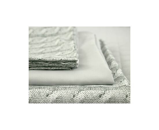 Постельное белье Руно Grey Braid микрофайбер евро (Р845.52_Grey Braid), изображение 5 Постельное белье Руно Grey Braid микрофайбер евро (Р845.52_Grey Braid), изображение 5