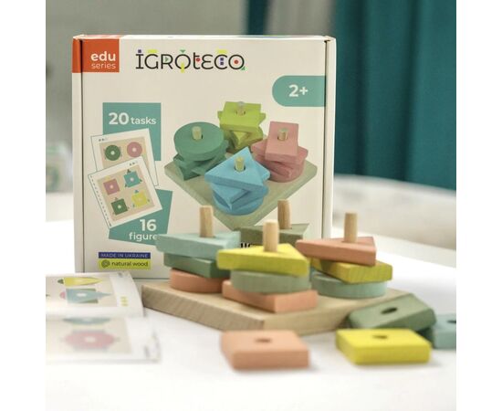 Развивающая игрушка Ігротеко Геосортер (900729), изображение 3 Развивающая игрушка Ігротеко Геосортер (900729), изображение 3