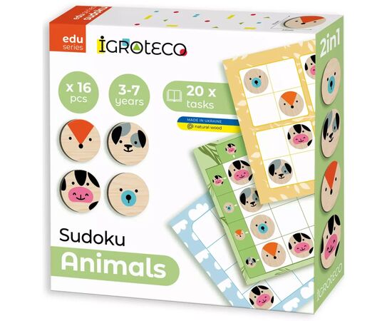 Развивающая игрушка Ігротеко Судоку Животные (900705)