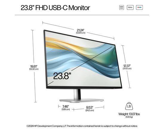 Монитор HP S5 Pro 524pu (9D9V7AA), изображение 11 Монитор HP S5 Pro 524pu (9D9V7AA), изображение 11
