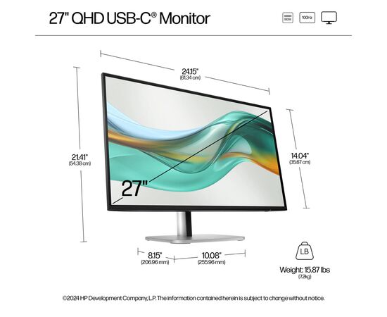 Монитор HP S5 Pro 527pu (9E0G5AA), изображение 11 Монитор HP S5 Pro 527pu (9E0G5AA), изображение 11