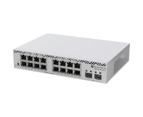 Комутатор мережевий Mikrotik CSS318-16G-2S+IN, зображення 2 Комутатор мережевий Mikrotik CSS318-16G-2S+IN, зображення 2