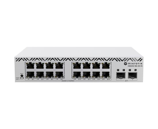 Комутатор мережевий Mikrotik CSS318-16G-2S+IN