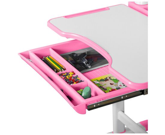 Парта зі стільцем Evo-kids BD-23 PN, зображення 9 Парта зі стільцем Evo-kids BD-23 PN, зображення 9