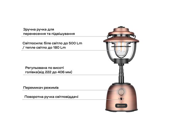 Фонарь Olight Olantern Stretch Vintage Copper (0.0009.0049), изображение 10 Фонарь Olight Olantern Stretch Vintage Copper (0.0009.0049), изображение 10