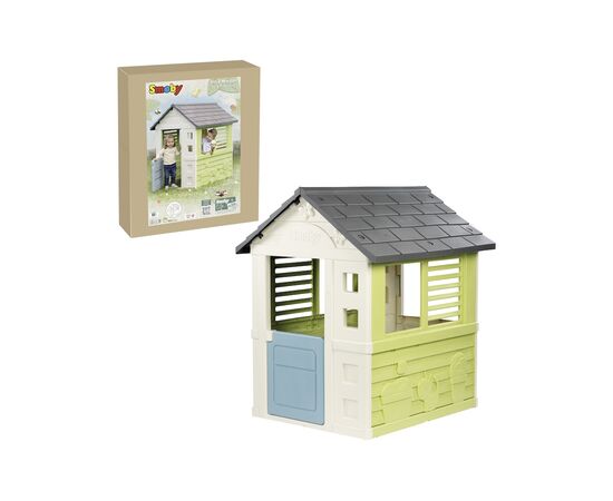 Игровой домик Smoby Life Райдужний зі ставнями, 110х98х127 см (7600810737)
