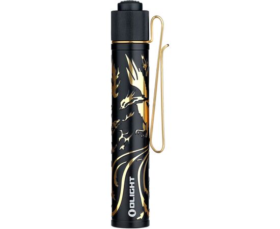 Фонарь Olight I3T 2 EOS Dragon & Phoenix Golden (0.0000.0843), изображение 3 Фонарь Olight I3T 2 EOS Dragon & Phoenix Golden (0.0000.0843), изображение 3