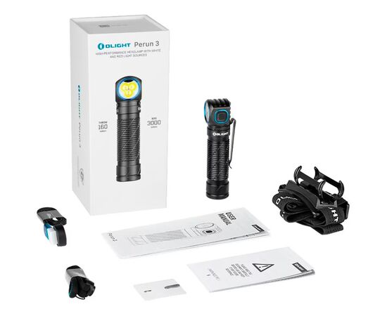 Фонарь Olight Perun 3 Standard Black (0.0000.3008), изображение 10 Фонарь Olight Perun 3 Standard Black (0.0000.3008), изображение 10