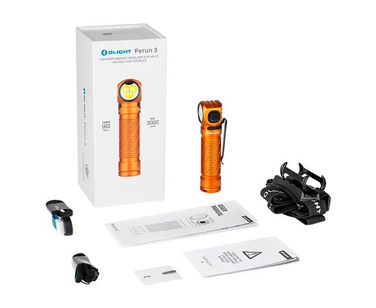 Фонарь Olight Perun 3 Standard Orange (0.0000.3013), изображение 10 Фонарь Olight Perun 3 Standard Orange (0.0000.3013), изображение 10