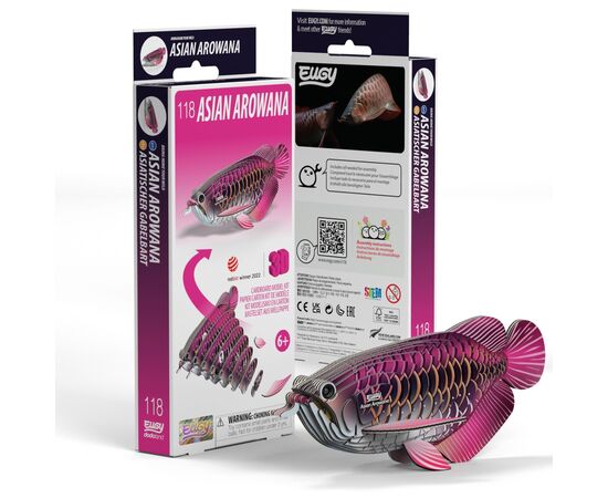 Пазл Eugy 3D Зоопарк: Азиатская арована (XEG-118), изображение 5 Пазл Eugy 3D Зоопарк: Азиатская арована (XEG-118), изображение 5