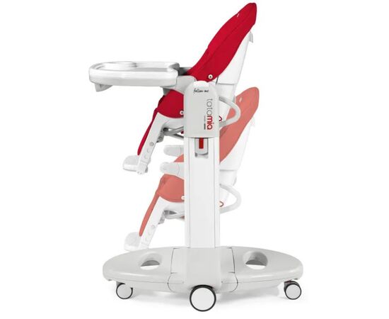 Стульчик для кормления Peg-Perego Tatamia Follow Me Fragola красный (IH02000001BL59), изображение 5 Стульчик для кормления Peg-Perego Tatamia Follow Me Fragola красный (IH02000001BL59), изображение 5