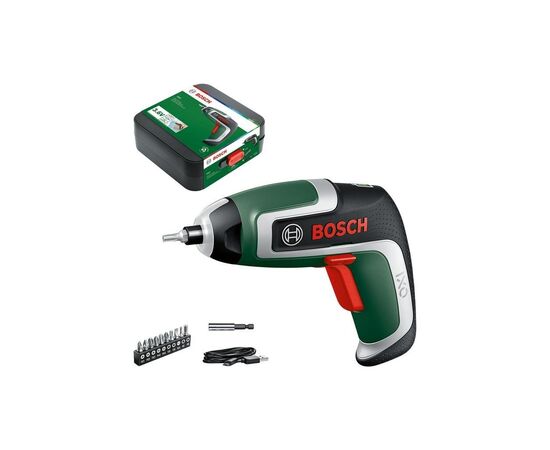 Викрутка акумуляторна Bosch IXO 7 3.6В 3-5.5Нм, 215об/хв, 0.32кг (0.603.9E0.020), зображення 3 Викрутка акумуляторна Bosch IXO 7 3.6В 3-5.5Нм, 215об/хв, 0.32кг (0.603.9E0.020), зображення 3