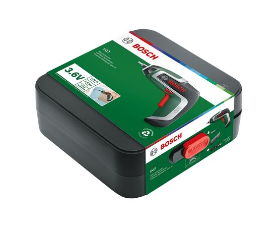 Викрутка акумуляторна Bosch IXO 7 3.6В 3-5.5Нм, 215об/хв, 0.32кг (0.603.9E0.020), зображення 4 Викрутка акумуляторна Bosch IXO 7 3.6В 3-5.5Нм, 215об/хв, 0.32кг (0.603.9E0.020), зображення 4