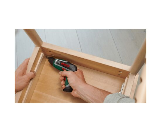 Викрутка акумуляторна Bosch IXO 7 3.6В 3-5.5Нм, 215об/хв, 0.32кг (0.603.9E0.020), зображення 5 Викрутка акумуляторна Bosch IXO 7 3.6В 3-5.5Нм, 215об/хв, 0.32кг (0.603.9E0.020), зображення 5