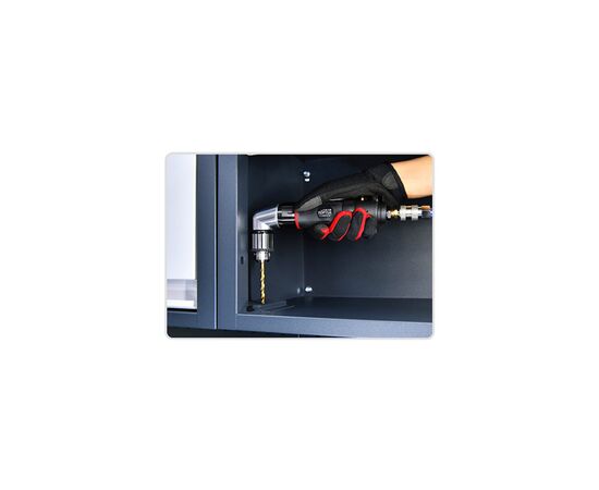 Дриль Toptul пневматична кутова реверсивна 3/8", 1500об/хв (KAQB1215), зображення 2 Дриль Toptul пневматична кутова реверсивна 3/8", 1500об/хв (KAQB1215), зображення 2