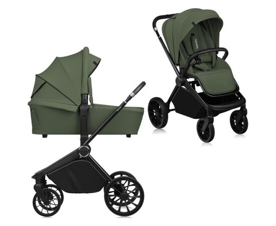 Коляска Lionelo Mika plus 2 in 1 green olive (LO-MIKA PLUS 2IN1 GREEN OLIVE)