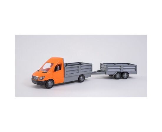 Спецтехника Tigres Mercedes-Benz Sprinter бортовой с прицепом (оранжевый) (39667), изображение 2 Спецтехника Tigres Mercedes-Benz Sprinter бортовой с прицепом (оранжевый) (39667), изображение 2