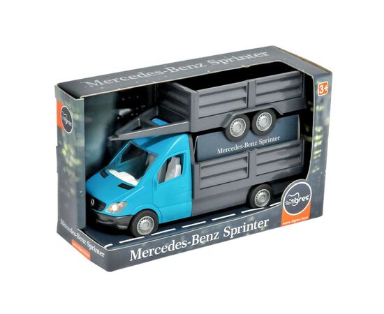 Спецтехника Tigres Mercedes-Benz Sprinter бортовой с прицепом (циан) (39668)