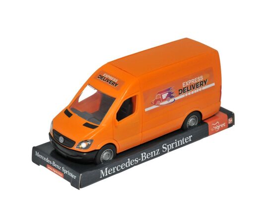 Спецтехніка Tigres Mercedes-Benz Sprinter вантажний (помаранчевий) на планшетці (39719)