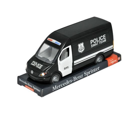 Спецтехніка Tigres Mercedes-Benz Sprinter вантажний (чорний) на планшетці (39721)