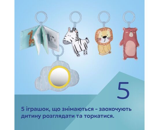 Детский коврик Canpol 0 Safari - бежевый (81/101), изображение 10