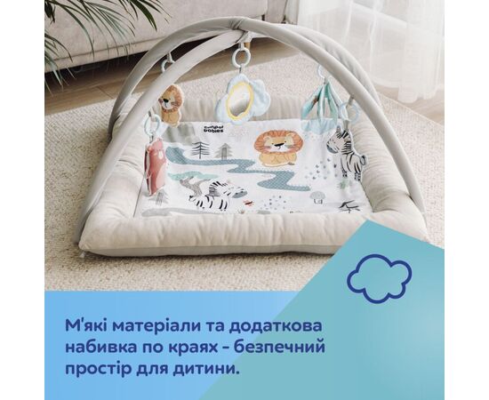 Детский коврик Canpol 0 Safari - бежевый (81/101), изображение 9
