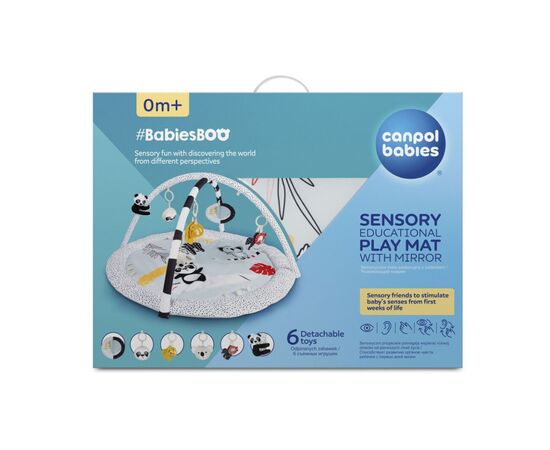 Детский коврик Canpol с зеркальцем BabiesBoo (68/092), изображение 2 Детский коврик Canpol с зеркальцем BabiesBoo (68/092), изображение 2
