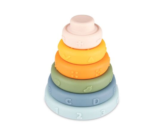 Развивающая игрушка Canpol пирамидка тактильная (79/103), изображение 2 Развивающая игрушка Canpol пирамидка тактильная (79/103), изображение 2