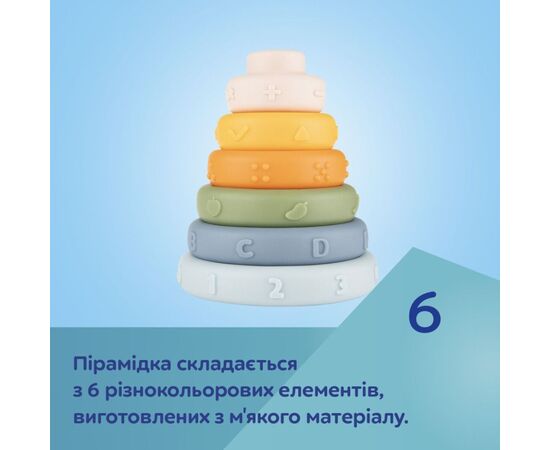 Развивающая игрушка Canpol пирамидка тактильная (79/103), изображение 5 Развивающая игрушка Canpol пирамидка тактильная (79/103), изображение 5