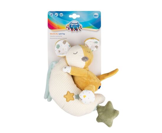 Погремушка Canpol плюшевая музыкальная Mouse (77/202), изображение 7