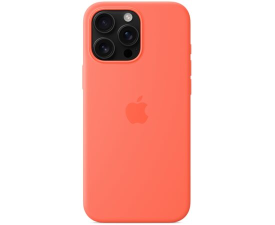 Чехол для мобильного телефона Apple iPhone 16 Pro Max Silicone Case with MagSafe - Tangerine,Model A3316 (MDGX4ZM/A), изображение 3 Чехол для мобильного телефона Apple iPhone 16 Pro Max Silicone Case with MagSafe - Tangerine,Model A3316 (MDGX4ZM/A), изображение 3