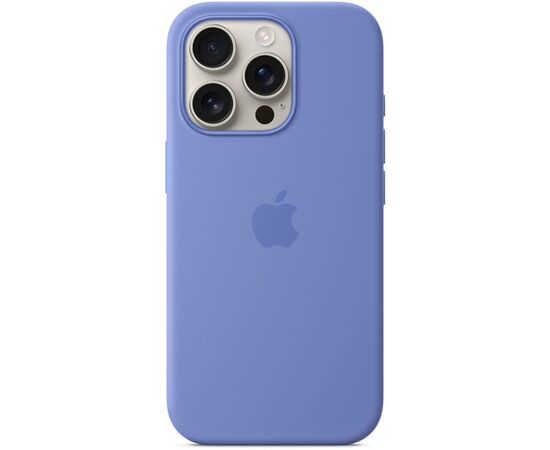 Чехол для мобильного телефона Apple iPhone 16 Pro Silicone Case with MagSafe - Periwinkle,Model A3315 (MDG14ZM/A), изображение 4 Чехол для мобильного телефона Apple iPhone 16 Pro Silicone Case with MagSafe - Periwinkle,Model A3315 (MDG14ZM/A), изображение 4