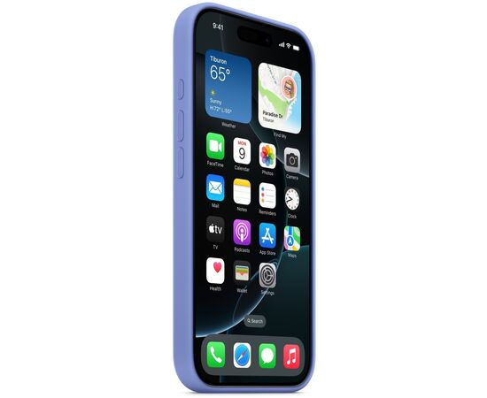 Чехол для мобильного телефона Apple iPhone 16 Pro Silicone Case with MagSafe - Periwinkle,Model A3315 (MDG14ZM/A), изображение 5 Чехол для мобильного телефона Apple iPhone 16 Pro Silicone Case with MagSafe - Periwinkle,Model A3315 (MDG14ZM/A), изображение 5