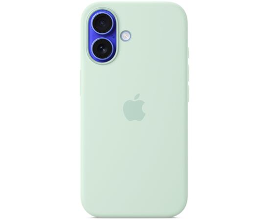 Чехол для мобильного телефона Apple iPhone 16 Silicone Case with MagSafe - Aquamarine,Model A3313 (MDGP4ZM/A), изображение 2 Чехол для мобильного телефона Apple iPhone 16 Silicone Case with MagSafe - Aquamarine,Model A3313 (MDGP4ZM/A), изображение 2