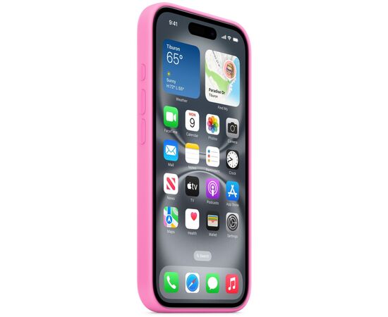 Чехол для мобильного телефона Apple iPhone 16 Silicone Case with MagSafe - Peony,Model A3313 (MDGM4ZM/A), изображение 6