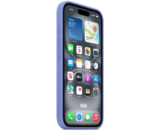 Чехол для мобильного телефона Apple iPhone 16 Silicone Case with MagSafe - Periwinkle,Model A3313 (MDGQ4ZM/A), изображение 6