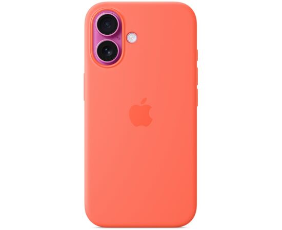 Чехол для мобильного телефона Apple iPhone 16 Silicone Case with MagSafe - Tangerine,Model A3313 (MDGN4ZM/A), изображение 4 Чехол для мобильного телефона Apple iPhone 16 Silicone Case with MagSafe - Tangerine,Model A3313 (MDGN4ZM/A), изображение 4