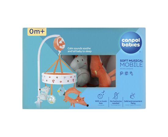 Мобиль Canpol Карусель музыкальная FOX (75/201), изображение 3