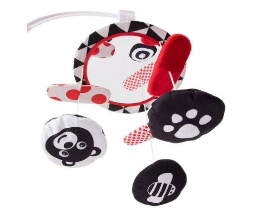 Мобиль Canpol Карусель плюшевая музыкальная Sensory Toys (68/084), изображение 2