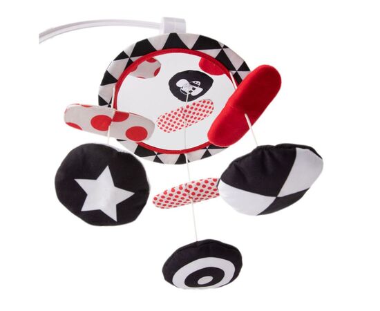 Мобиль Canpol Карусель плюшевая музыкальная Sensory Toys (68/084), изображение 3