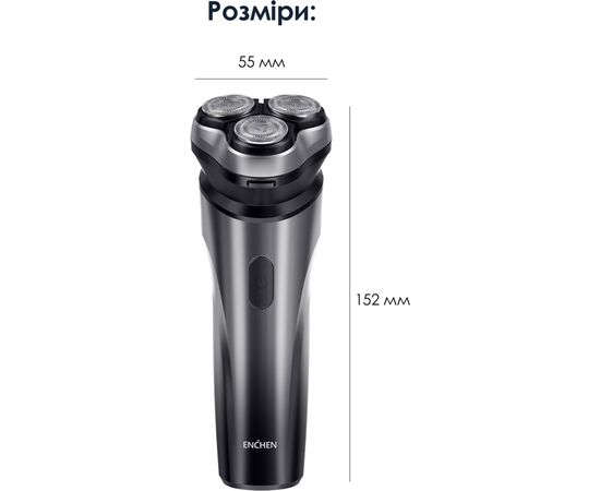 Электробритва Xiaomi Enchen BlackStone Max, изображение 5 Электробритва Xiaomi Enchen BlackStone Max, изображение 5